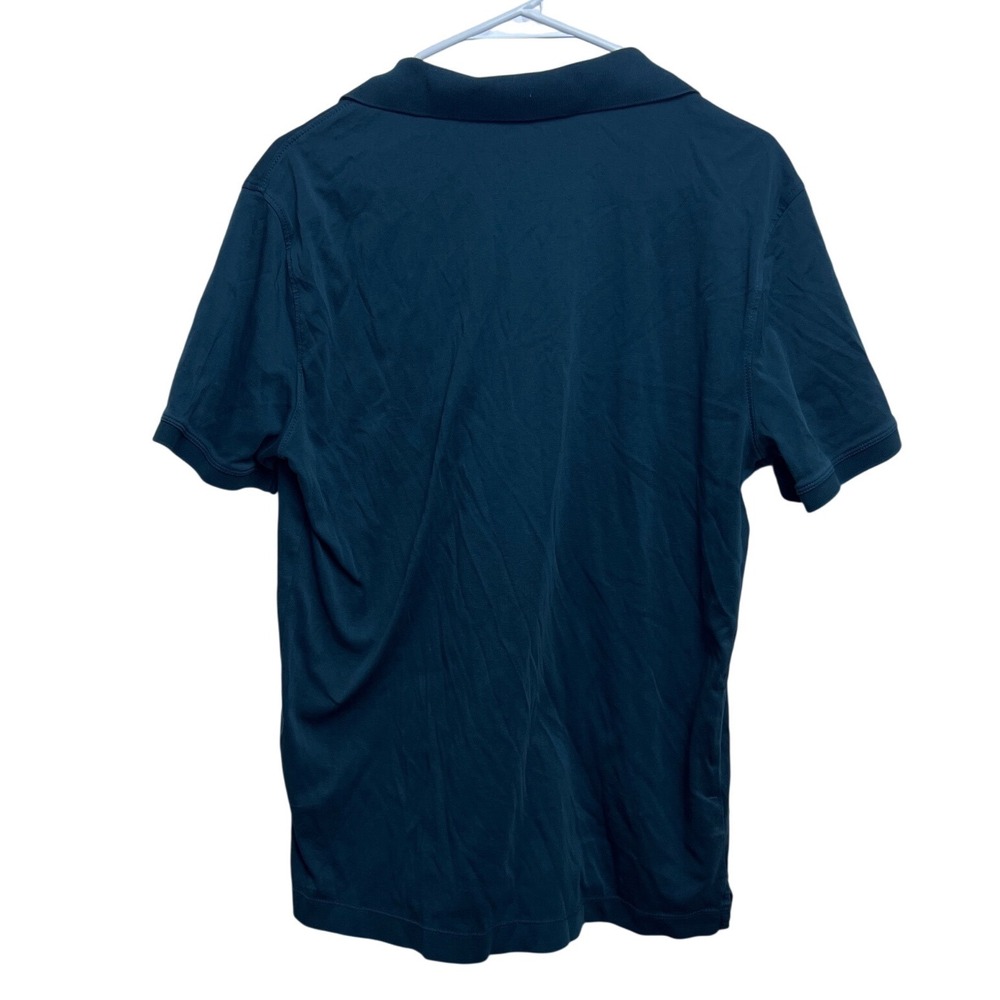 Banana‎ Republic Luxe Touch Performance Polo Shirt Teal Green Mens M Golf Pickle - Picture 6 of 7